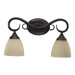 Powell  Vanity Light in Toasted Sienna