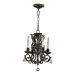 Rio Salado  Chandelier in Toasted Sienna