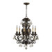Rio Salado  Chandelier in Toasted Sienna