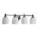  Vanity Light in Antique Silver