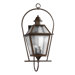 French Quarter Four Light Outdoor Wall Lantern in Oiled Bronze