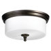 Rockwood Three Light Flush Mount