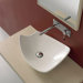 Kong 50 Above Counter Bathroom Sink in White