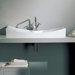 Tsunami 70/R Above Counter Single Hole Bathroom Sink in White