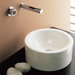 Giove Above Counter Bathroom Sink in White