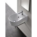 Bijoux U-Shaped Wall Mount Bathroom Sink in White