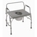 Bariatric Extra-Wide Drop Arm Steel Commode