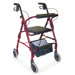 Adjustable Seat Height Aluminum Rollator