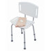 Blow-Molded Bath Seat with Backrest