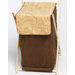 Camel Paisley Laundry Hamper