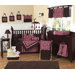 Bella Pink Collection 9pc Crib Bedding Set 