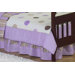 Mod Dots Purple Collection Toddler Bed Skirt 