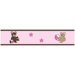 Teddy Bear Pink Collection Wall Paper Border 