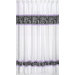 Zebra Purple Collection Shower Curtain 