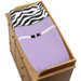 Purple Funky Zebra Changing Pad Cover