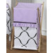 Princess Black, White and Purple Collection Laundry Hamper 