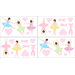 Ballerina Collection Wall Decal Stickers 