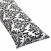 Isabella Hot Pink, Black and White Collection Body Pillow Case  - Damask Print