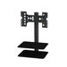 Tilt and Turn TV Mount with AV Shelving (25 - 40" Screens)