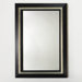 Mirror in Black and Old World Silver