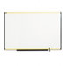 Total Erase Marker Board in White with Maple Frame