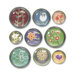 Bubble Push Pins, Assorted Designs