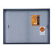 Enclosed Bulletin Board, Fabric/Cork/Glass