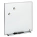 Magnetic Dry-Erase Board in White with Aluminum Frame 16" W x 16" H