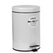 3Ltr White Pedal Bin