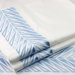 Embroidered Sicily Sheet Set in Angel Blue and White