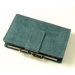 Distressed Leather Framed French Purse