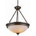 Olde World 3 Light Inverted Pendant