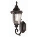 Outdoor 20"  Wall Lantern with Crackle Glass Shade