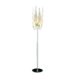 Modern Glass Creations  Floor Lamp in White