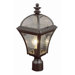  Outdoor Post Lantern in Black