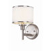 Cadence One Light Wall Sconce in Brushed Nickel