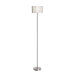 One Light Floor Lamp in Brushed Nickel