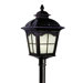 One Light Post Lantern in Black