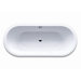 Klassikduo Oval Wide Bath Tub in White