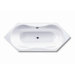 Mega Duo 6 82.5" x 35.4" Bath Tub in White
