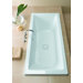 71 X 29.5" ConoDuo - 4080 drain adapter included Free-Standing Tub with Reversible Drain, Feet Included