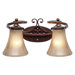 Loretto  Vanity Light in Russet Bronze
