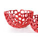 Nari 6" Mesh Accent Bowl in Matte Red