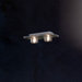 Maia Two Light Wall Sconce in Silver Gray