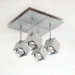 Dau Spot Four Light Square Flush Mount