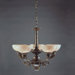Cordoba Five Light Traditional Chandelier in Antique Brass