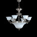 Burgos I Traditional Chandelier in Silver Oxide