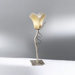 Rovigo Single Light Table Lamp in Weathered Silver