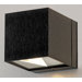 Dau Wall Sconce in Black Satin Aluminum