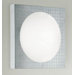 Dome One Light Wall Sconce in Silver Gray